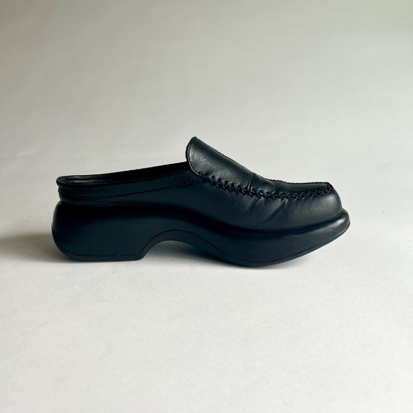 Dansko Black Genuine Leather Rubber Outsole Clogs size EUR 37, US 6.5 - Picture 5 of 13